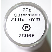 GUTERMANN 7mm BUGLE BEADS, 22 gram TUB, PURPLE-ISH, HIGHEST QUALITY