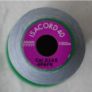 ISACORD 40 #0145 PEARL GREY 1000m Machine Embroidery Sewing Thread