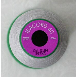 ISACORD 40 #0184 PEARL 1000m Machine Embroidery Sewing Thread