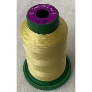 ISACORD 40 #0520 DAFFODIL 1000m Machine Embroidery Sewing Thread
