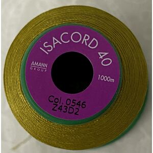 ISACORD 40 #0546 GINGER 1000m Machine Embroidery Sewing Thread
