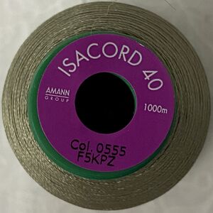 ISACORD 40 #0555 LIGHT SAGE 1000m Machine Embroidery Sewing Thread