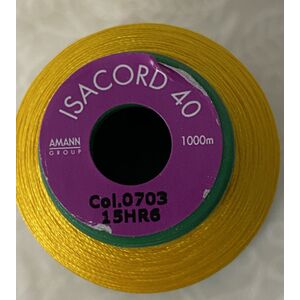 ISACORD 40 #0703 ORANGE PEEL 1000m Machine Embroidery Sewing Thread