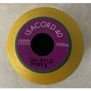 ISACORD 40 #0713 LEMON 1000m Machine Embroidery Sewing Thread