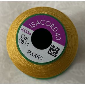 ISACORD 40 #0811 CANDLELIGHT 1000m Machine Embroidery Sewing Thread