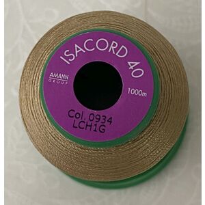 ISACORD 40 #0934 FAWN 1000m Machine Embroidery Sewing Thread