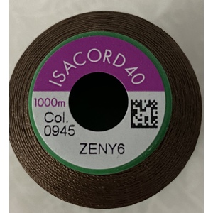 ISACORD 40 #0945 PINE PARK 1000m Machine Embroidery Sewing Thread