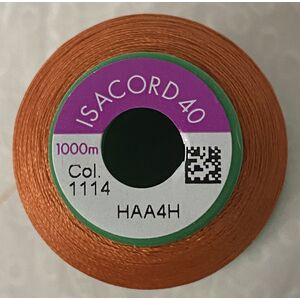 ISACORD 40 #1114 CLAY 1000m Machine Embroidery Sewing Thread