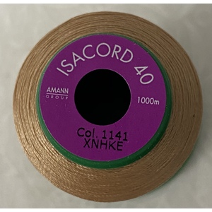 ISACORD 40 #1141 TAN 1000m Machine Embroidery Sewing Thread