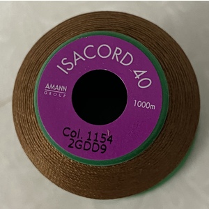 ISACORD 40 #1154 PENNY 1000m Machine Embroidery Sewing Thread