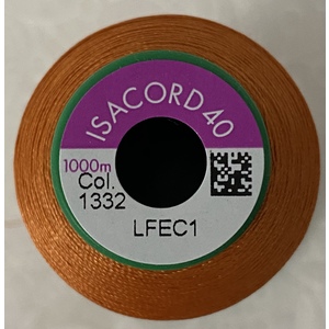 ISACORD 40 #1332 HARVEST 1000m Machine Embroidery Sewing Thread