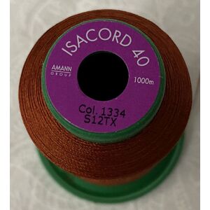 ISACORD 40 #1334 SPICE 1000m Machine Embroidery Sewing Thread