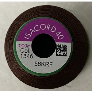 ISACORD 40 #1346 CINNAMON 1000m Machine Embroidery Sewing Thread