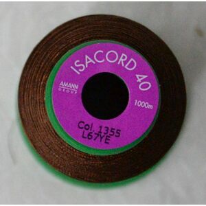 ISACORD 40 #1355 FOX 1000m Machine Embroidery Sewing Thread