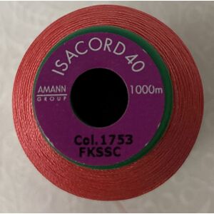 ISACORD 40 #1753 STRAWBERRIES & CREAM 1000m Machine Embroidery Sewing Thread