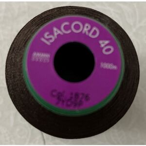 ISACORD 40 #1876 CHOCOLATE 1000m Machine Embroidery Sewing Thread