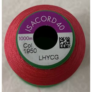 ISACORD 40 #1950 TROPICAL PINK 1000m Machine Embroidery Sewing Thread