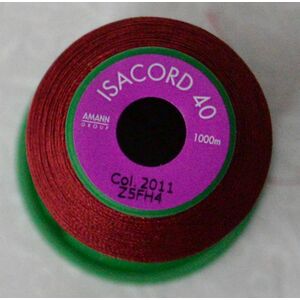 ISACORD 40 #2011 FIRE ENGINE 1000m Machine Embroidery Sewing Thread