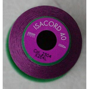 ISACORD 40 #2504 PLUM 1000m Machine Embroidery Sewing Thread