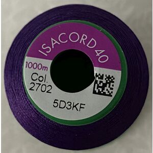 ISACORD 40 #2702 GRAPE JELLY 1000m Machine Embroidery Sewing Thread