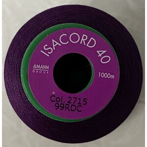 ISACORD 40 #2715 PANSY 1000m Machine Embroidery Sewing Thread
