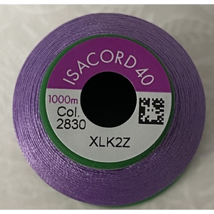 ISACORD 40 #2830 WILD IRIS 1000m Machine Embroidery Sewing Thread