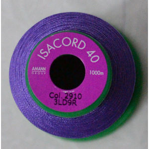 ISACORD 40 #2910 GRAPE 1000m Machine Embroidery Sewing Thread