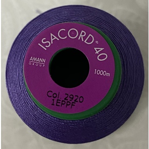 ISACORD 40 #2920 PURPLE 1000m Machine Embroidery Sewing Thread
