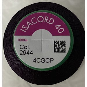 ISACORD 40 #2944 SCRUMPTIOUS PLUM 1000m Machine Embroidery Sewing Thread