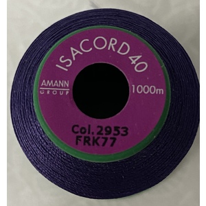 ISACORD 40 #2953 CONCORD FOG 1000m Machine Embroidery Sewing Thread