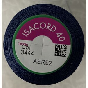 ISACORD 40 #3444 CONCORD 1000m Machine Embroidery Sewing Thread