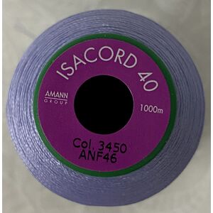 ISACORD 40 #3450 LAVENDER 1000m Machine Embroidery Sewing Thread