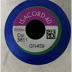 ISACORD 40 #3611 BLUE RIBBON 1000m Machine Embroidery Sewing Thread