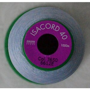 ISACORD 40 #3650 ICE CAP BLUE 1000m Machine Embroidery Sewing Thread
