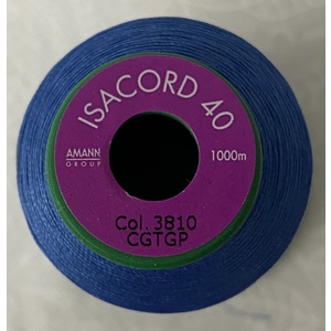 ISACORD 40 #3810 LAGUNA BLUE 1000m Machine Embroidery Sewing Thread