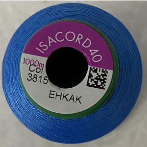 ISACORD 40 #3815 REEF BLUE 1000m Machine Embroidery Sewing Thread