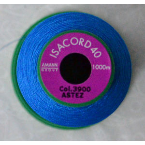 ISACORD 40 #3900 CERULEAN 1000m Machine Embroidery Sewing Thread