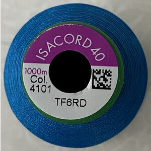 ISACORD 40 #4101 WAVE BLUE 1000m Machine Embroidery Sewing Thread