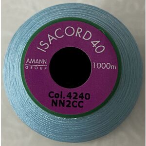 ISACORD 40 #4240 SPEARMINT 1000m Machine Embroidery Sewing Thread