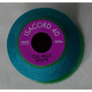 ISACORD 40 #4423  MARINE BLUE 1000m Machine Embroidery Sewing Thread