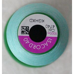 ISACORD 40 #4740 AQUAMARINE 1000m Machine Embroidery Sewing Thread