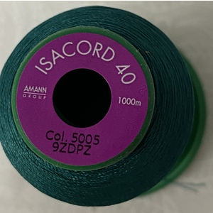 ISACORD 40 #5005 RAIN FOREST 1000m Machine Embroidery Sewing Thread