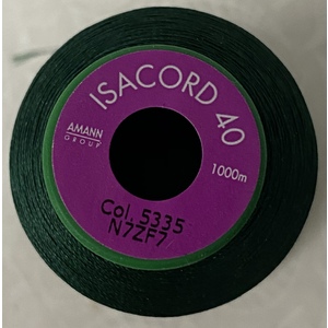 ISACORD 40 #5335 SWAMP GREEN 1000m Machine Embroidery Sewing Thread