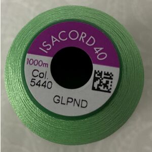 ISACORD 40 #5440 MINT 1000m Machine Embroidery Sewing Thread
