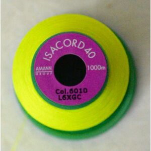 ISACORD 40 #6010 MOUNTAIN DEW 1000m Machine Embroidery Sewing Thread