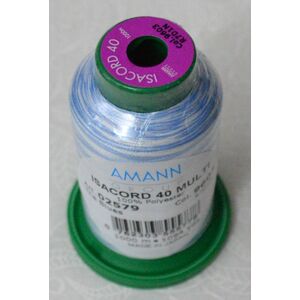 ISACORD 40 #9603 Variegated THE BLUES 1000m Machine Embroidery Sewing Thread