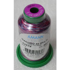 ISACORD 40 #9918 Variegated OLD GLORY 1000m Machine Embroidery Sewing Thread