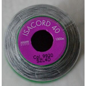ISACORD 40 #9920 Variegated OVERCAST GREYS 1000m Machine Embroidery Sewing Thread