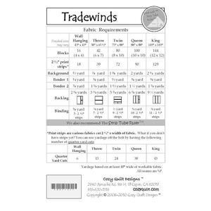 Tradewinds Quilt Pattern by Cozy Quilt Designs (Pattern & Instructions)