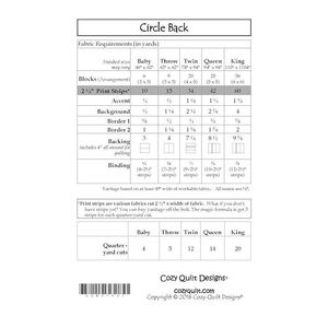 Circle Back Quilt Pattern by Cozy Quilt Designs (Pattern & Instructions)